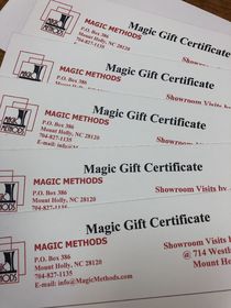 $100.Magic Methods Gift Certificate